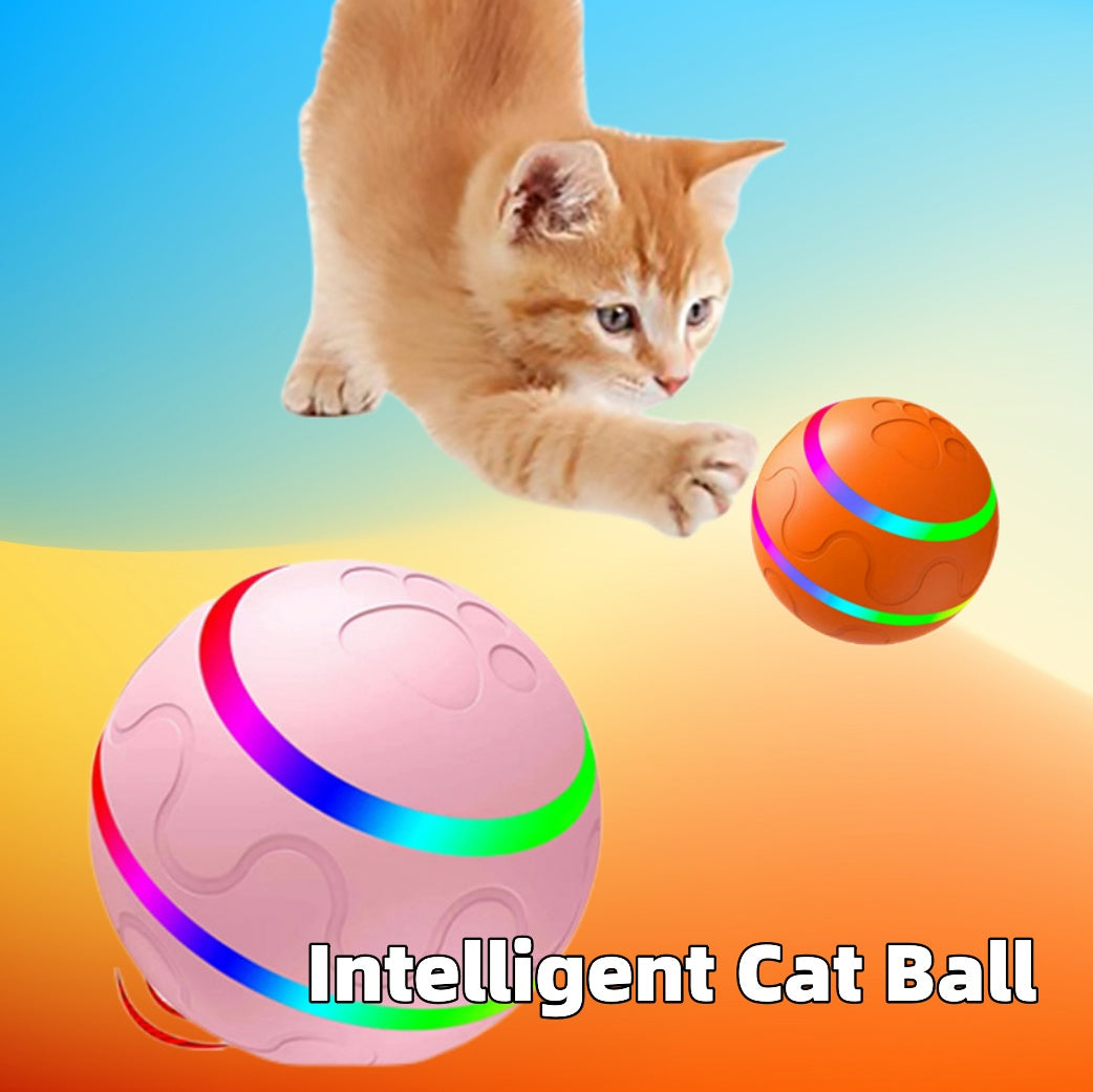 Intelligent USB Cat Toys Self Rotating Ball