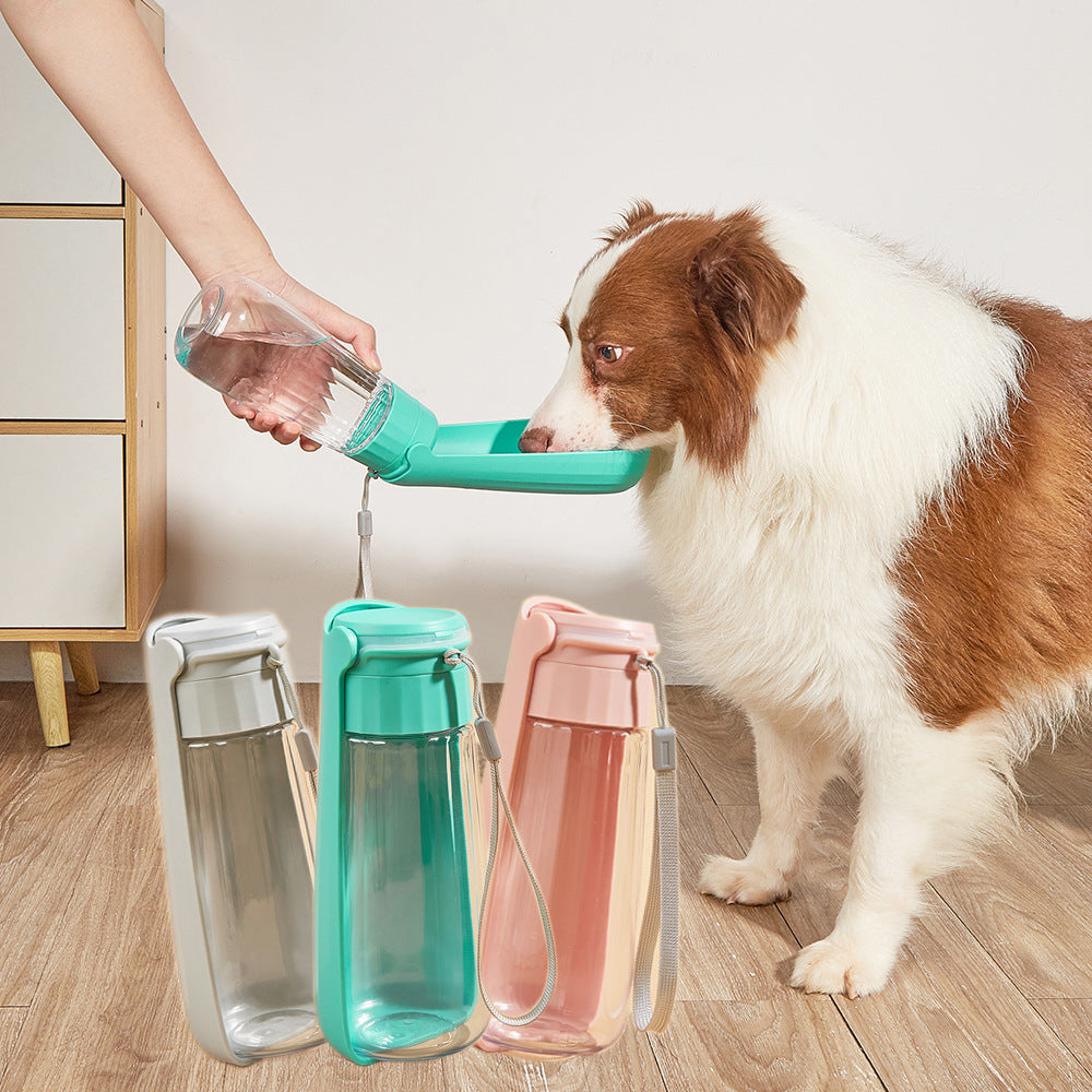 Pet Outdoor Portable Folding Water Bottle 550ml